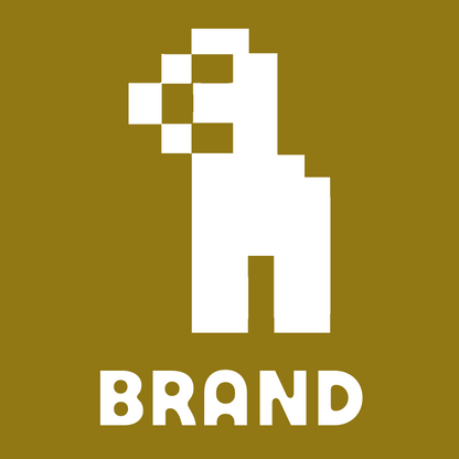Pixel Sloth Standing Logo preview