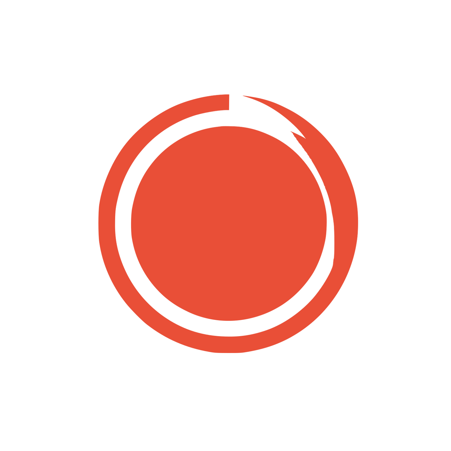 Abstract Circle Logo #E94F37