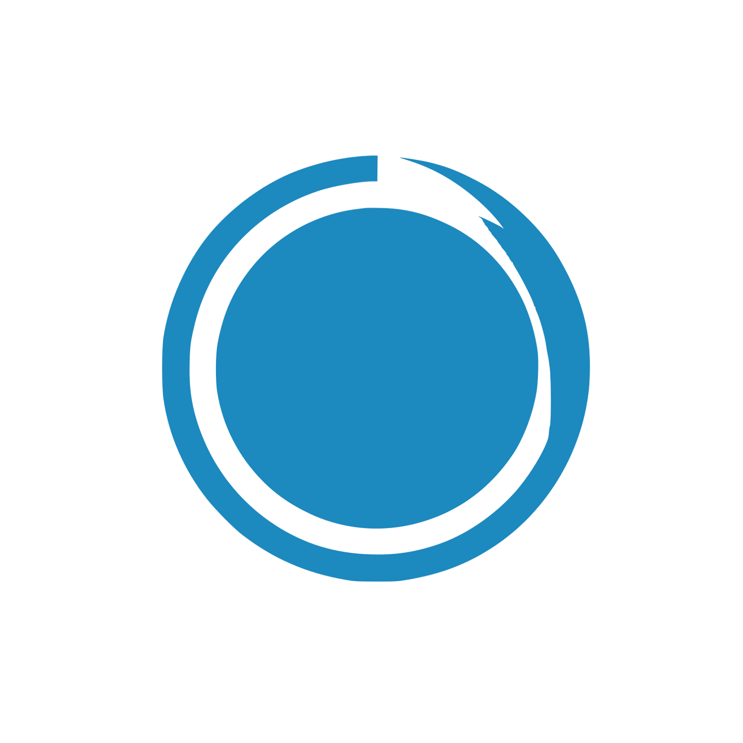 Abstract Circle Logo #1C89BF