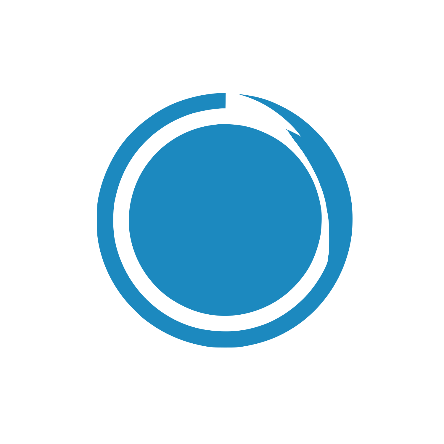 Abstract Circle Logo #1C89BF