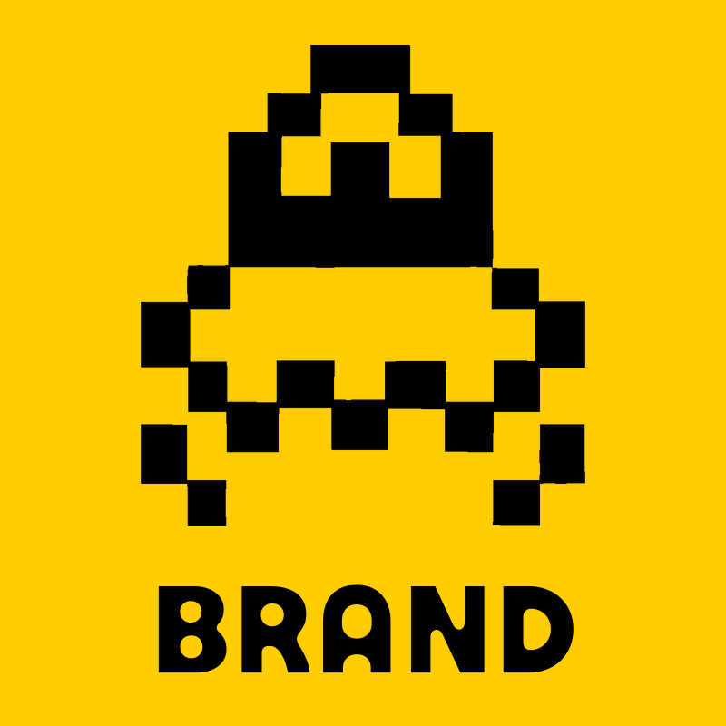 Pixel Sloth Face Logo preview