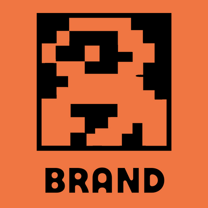 Pixel Sloth Character Logo preview