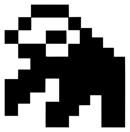 Pixel Sloth Crawling Logo #ffffff/#000000
