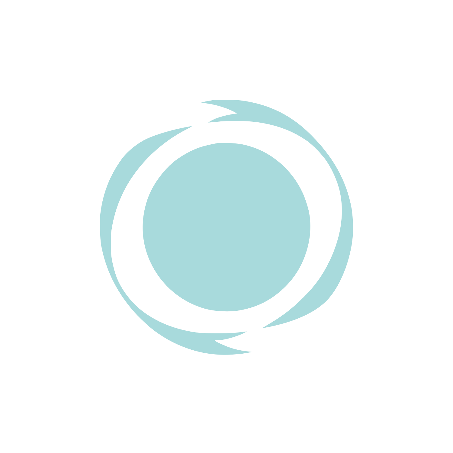 Circle Logo #A8DADC