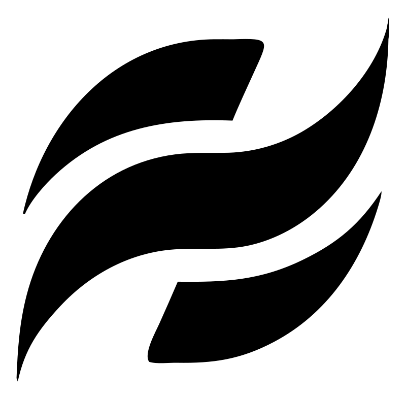 Interlocking Swoosh Wave Logo