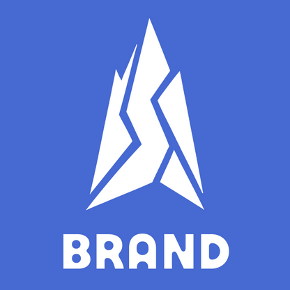 Cracked Mountain Peak Logo preview