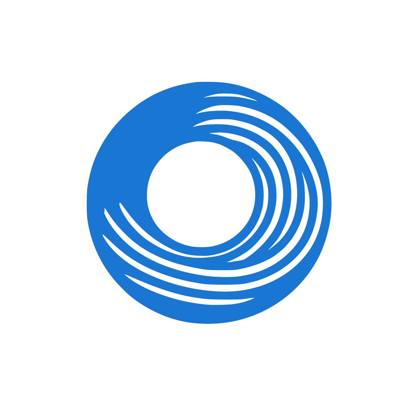 Circle Swirl Logo #1976D2