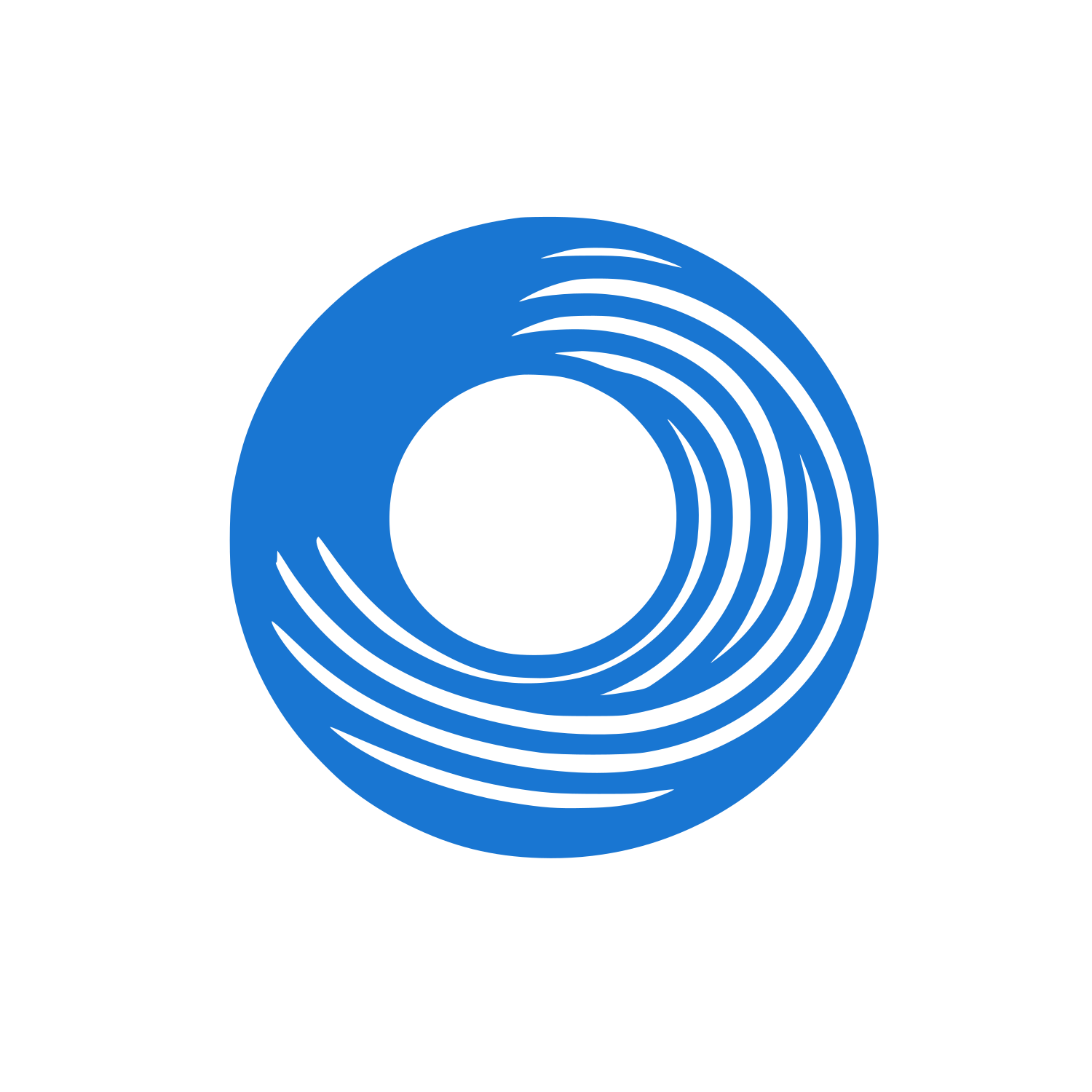 Circle Swirl Logo #1976D2