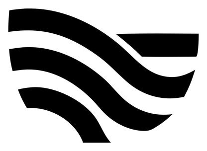Triple Flow Wave Logo