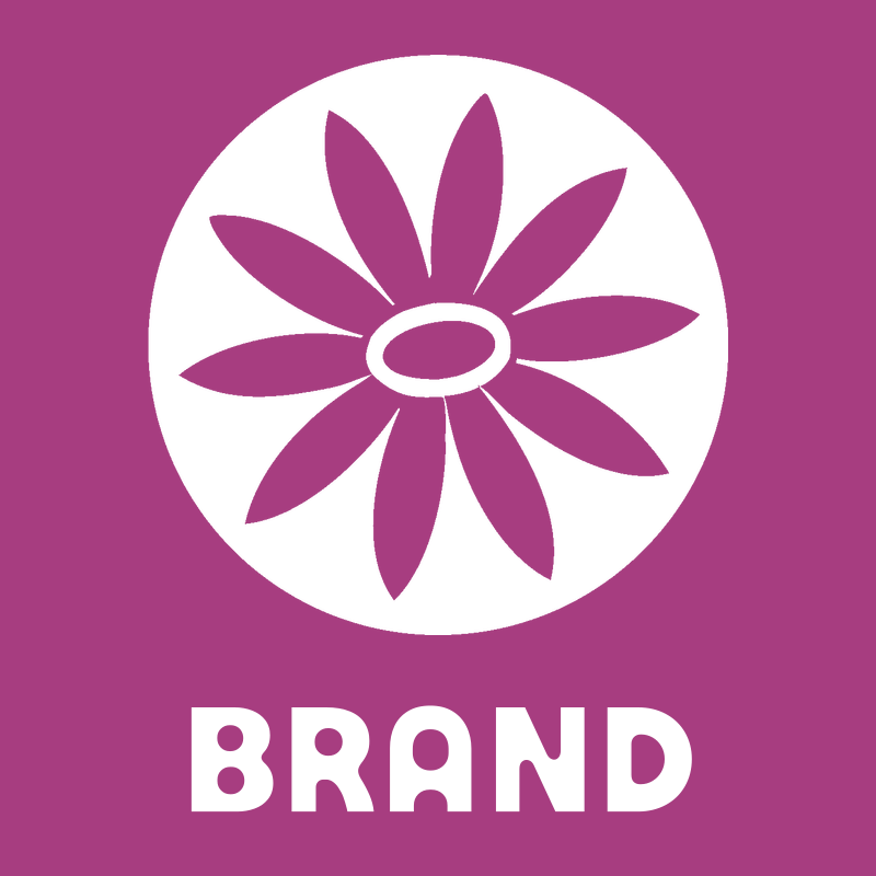Daisy Circle Negative Space Logo preview