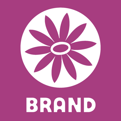 Daisy Circle Negative Space Logo preview