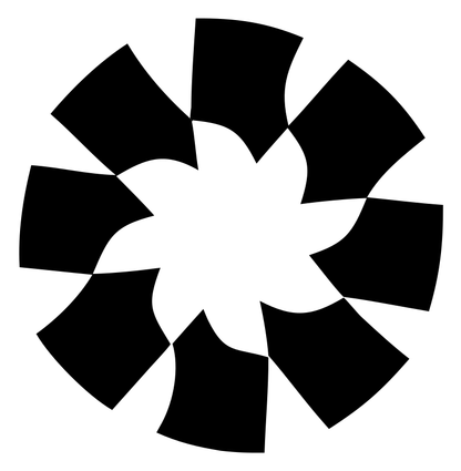 Rotating Blade Daisy Logo