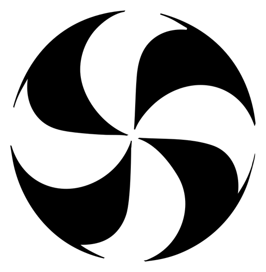 Swirl Petal Vortex Logo