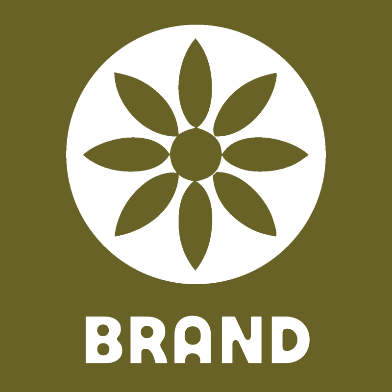 Eight Petal Flower Circle Logo preview