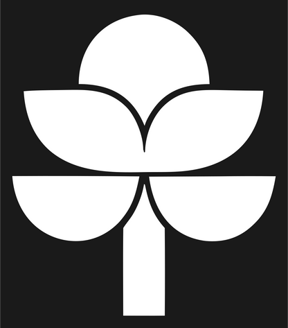 Brutalist Orchid Tree Logo #1a1a1a/#ffffff