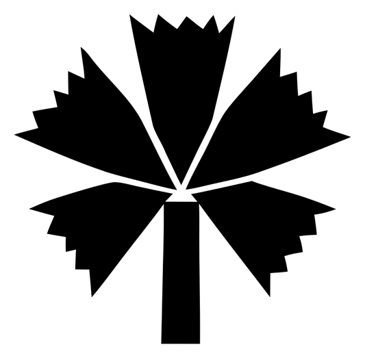 Brutalist Palm Leaf Logo