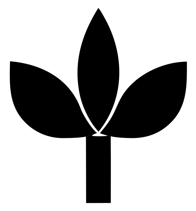 Three Petal Plant Logo