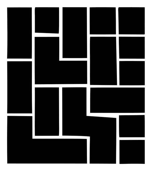 Brutalist Tile Grid Logo