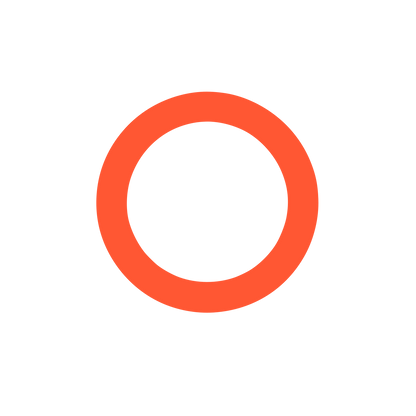 Circular Black Logo #FF5733