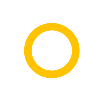Circular Black Logo #FFC300