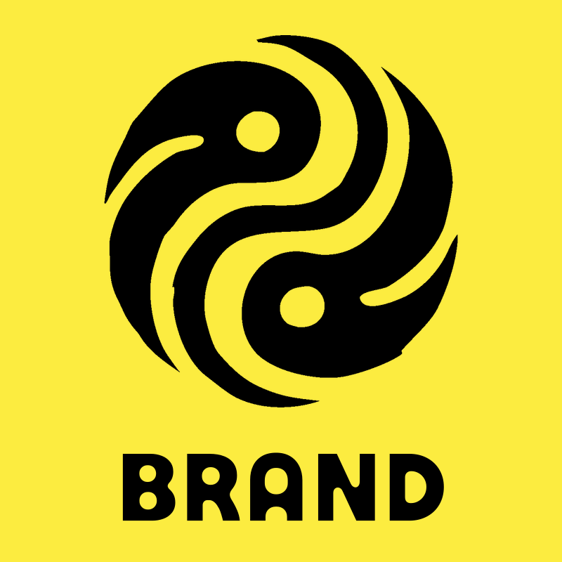 Tribal Flame Yin Yang Logo preview