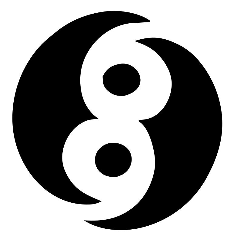 Figure Eight Yin Yang Logo