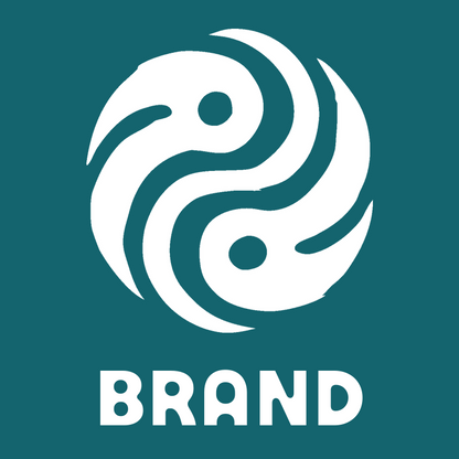 Tribal Swoosh Yin Yang Logo preview