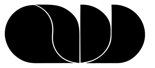 Layered Oval Halves Logo