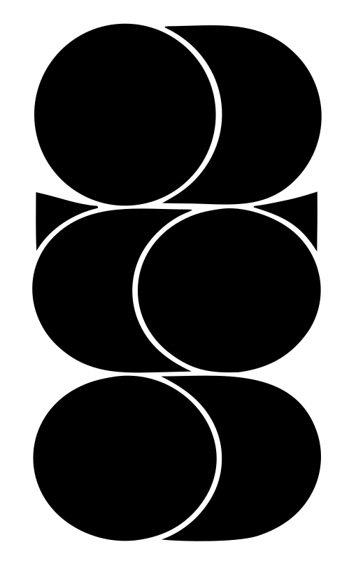 Layered Circles Overlap Logo