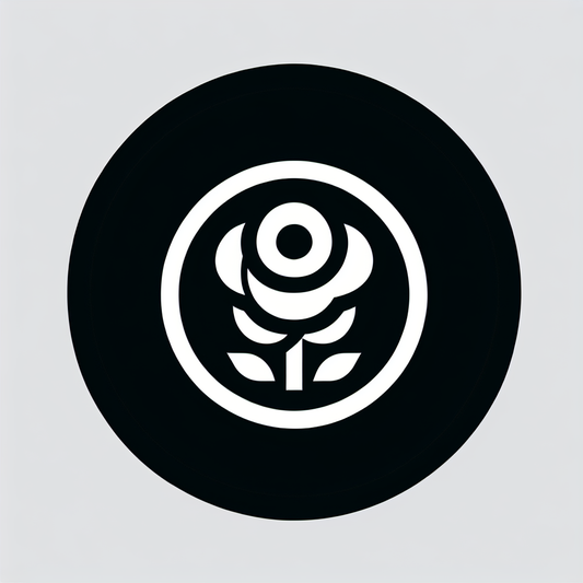 Abstract Rose Logo