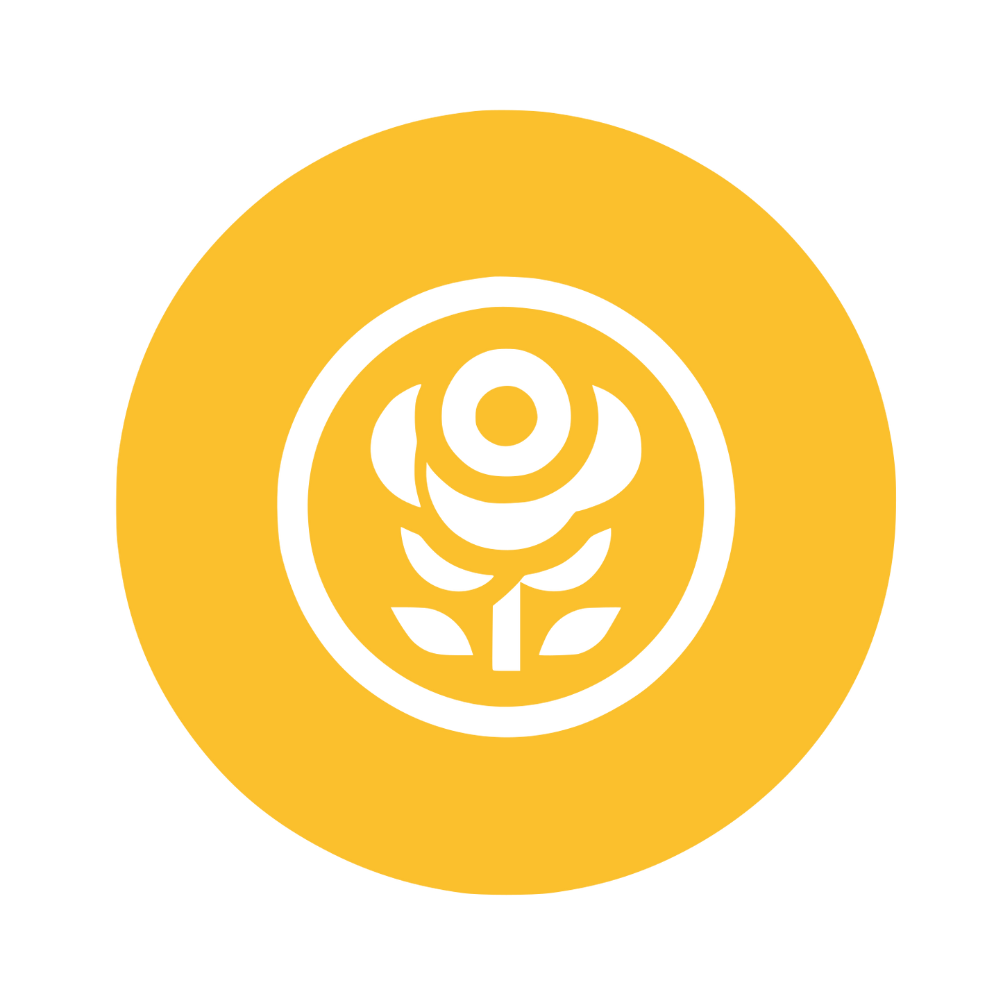 Abstract Rose Logo #FBC02D