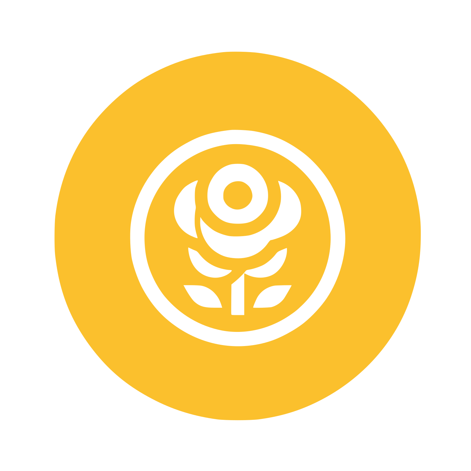 Abstract Rose Logo #FBC02D