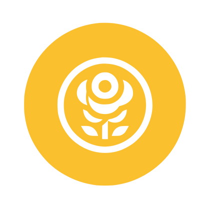 Abstract Rose Logo #FBC02D