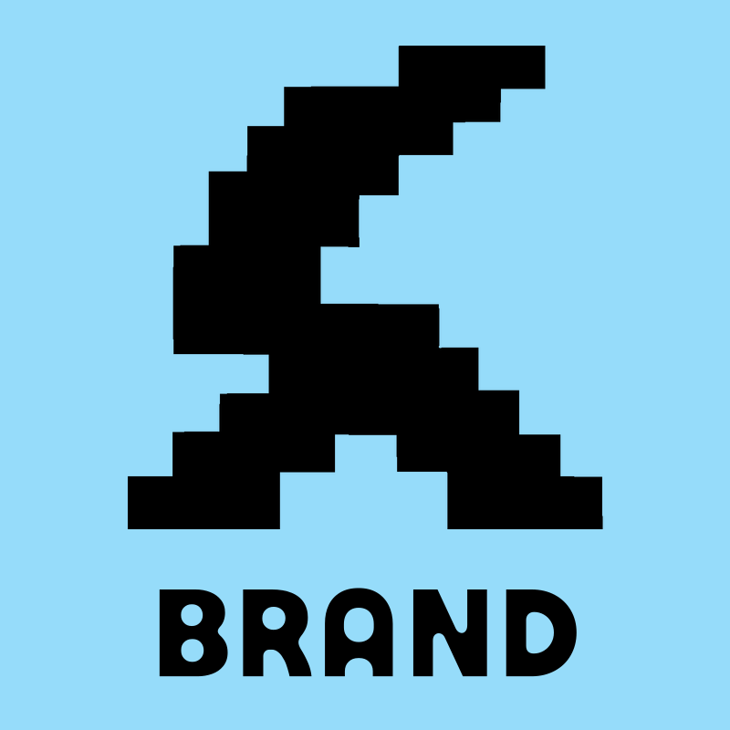 Pixel Letter A Logo preview