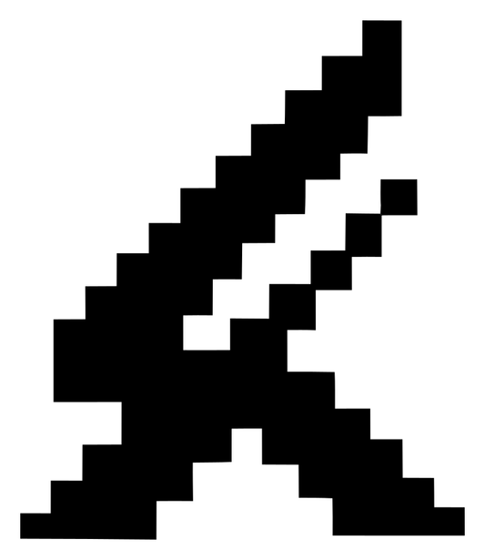 Pixel Letter A Logo