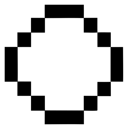 Pixel Circle Ring Logo