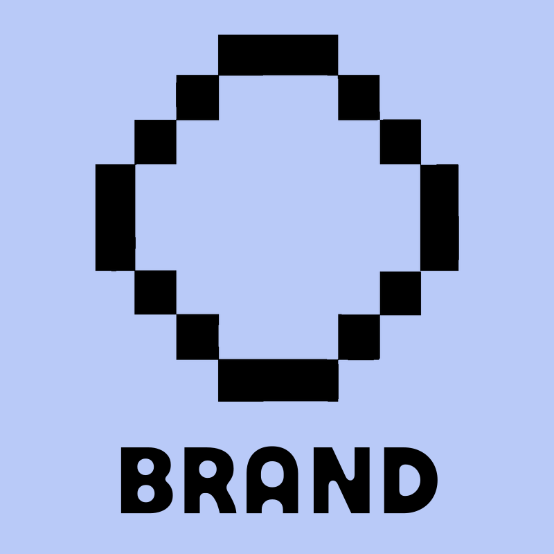 Pixel Circle Ring Logo preview