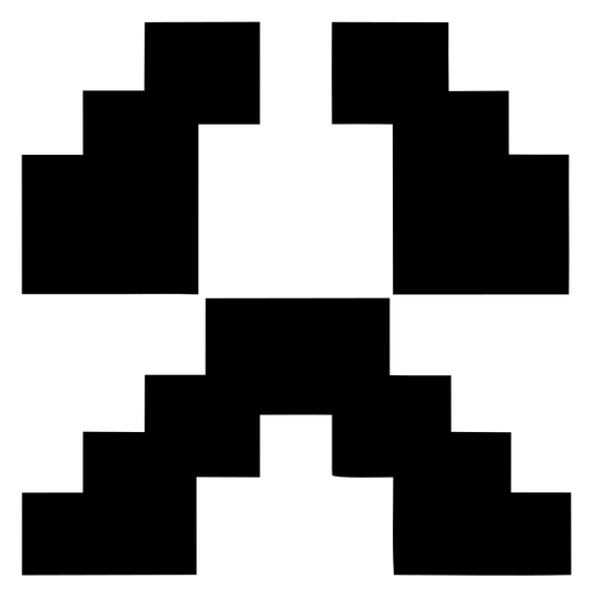 Pixel Arch Symbol Logo
