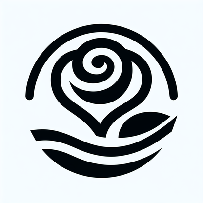 Rose Flower Logo