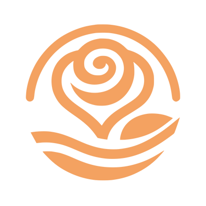 Rose Flower Logo #F4A261