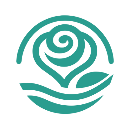 Rose Flower Logo #2A9D8F