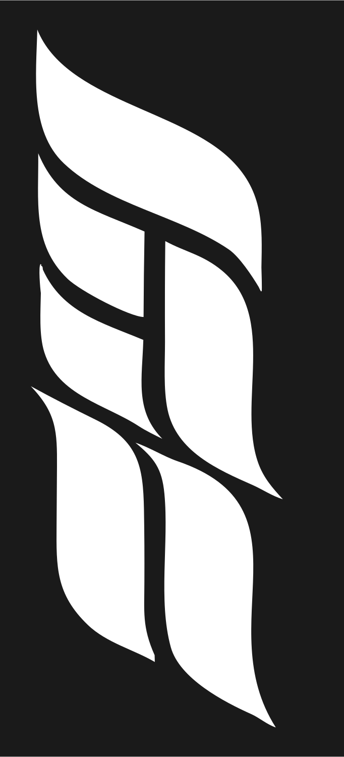 Split Feather Wing Logo #1a1a1a/#ffffff