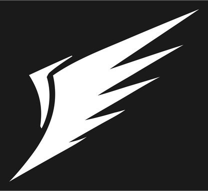 Slashed Speed Wing Logo #1a1a1a/#ffffff