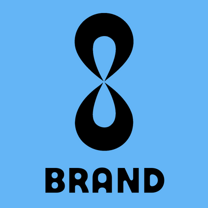 Double Teardrop Infinity Logo preview