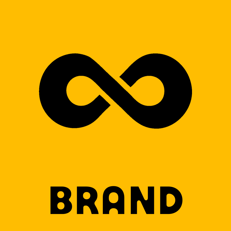 Solid Infinity Symbol Logo preview