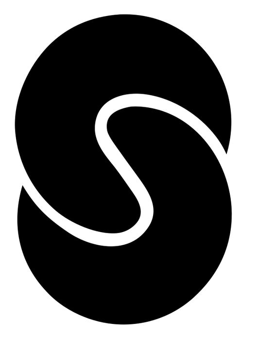S Shape Oval Pictogram Logo