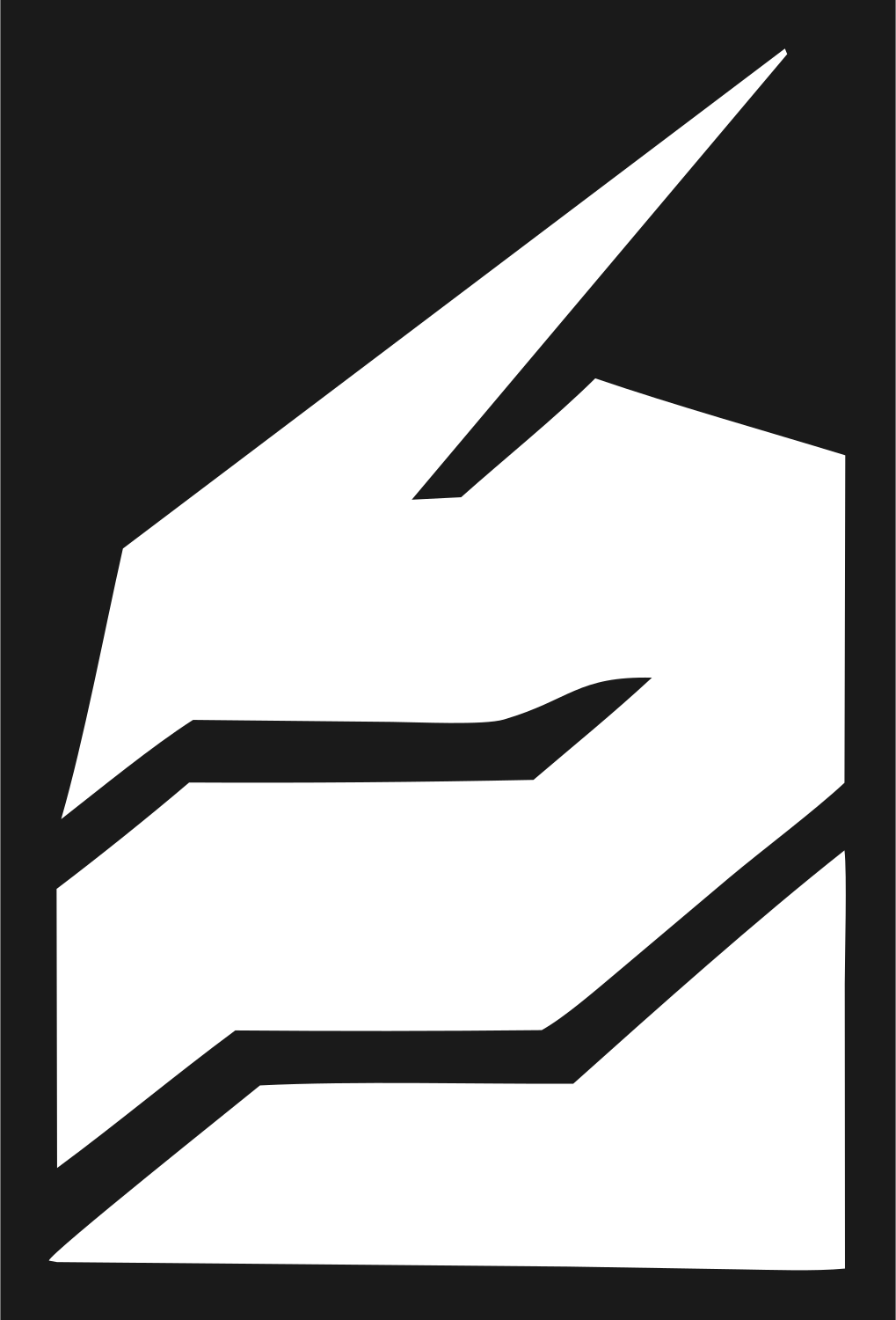 Industrial Bolt Brain Logo #1a1a1a/#ffffff