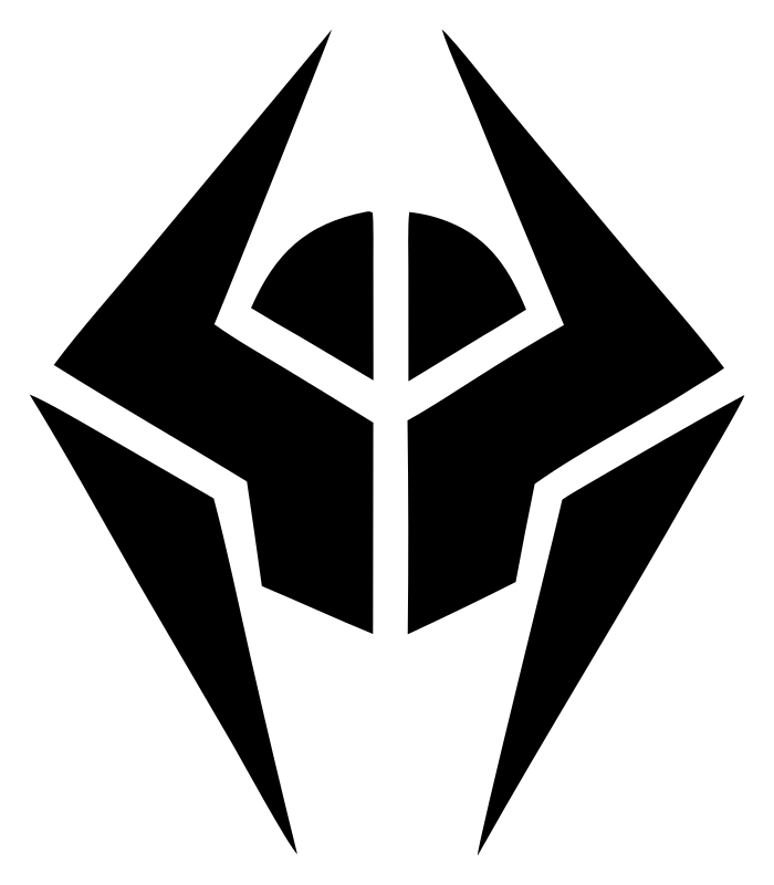 Warrior Helmet Visor Logo