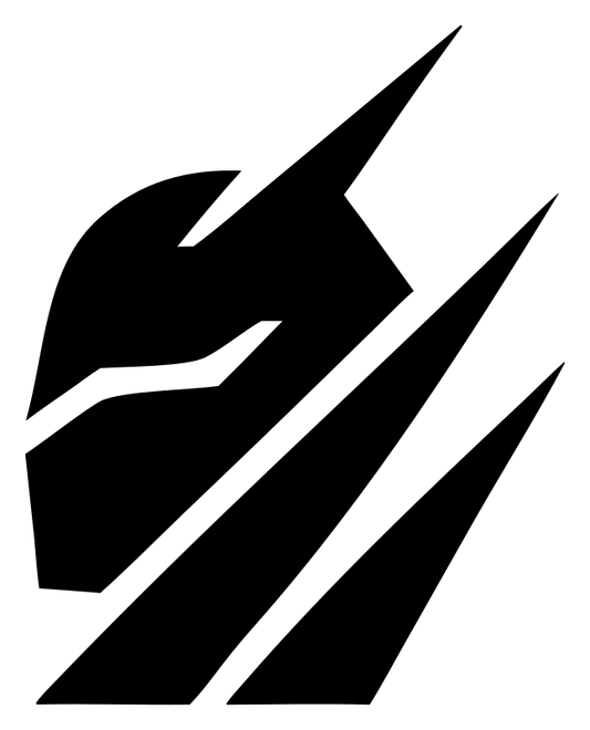 Slashed Helmet AI Logo