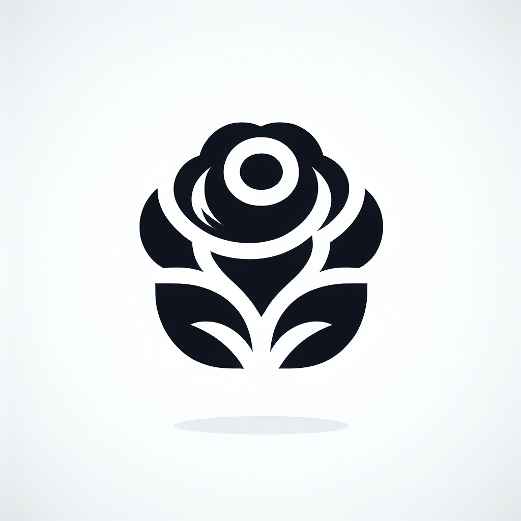 Floral Rose Logo